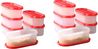 Tallboy Mahaware (Microwaveable) space saver Red lid - 600 ml Plastic Grocery Container(Pack of 12, White, Red), Red;white
Tallboy Mahaware (Microwaveable) space saver Red lid - 600 ml Plastic Grocery Container(Pack of 12, White, Red), Red;white