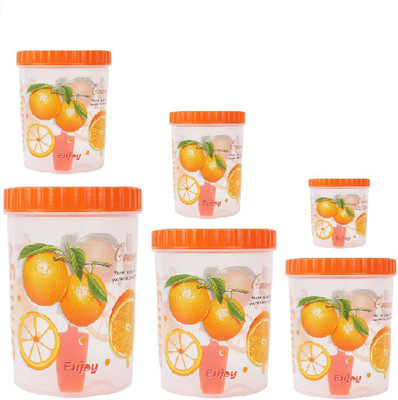 Stylobby - 2000 ml, 1500 ml, 1200 ml, 1000 ml, 500 ml, 250 ml Polypropylene Grocery Container(Pack of 6, Orange)
Stylobby - 2000 ml, 1500 ml, 1200 ml, 1000 ml, 500 ml, 250 ml Polypropylene Grocery Container(Pack of 6, Orange)