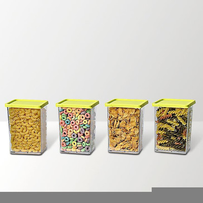 Disha Unbreakable Foodgrade Transparent 4 L Containers green - 800 ml Plastic Grocery Container(Pack of 4, Green, Clear), Clear;green
Disha Unbreakable Foodgrade Transparent 4 L Containers green - 800 ml Plastic Grocery Container(Pack of 4, Green, Clear), Clear;green