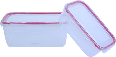 Homeish Lock & Seal Rectangle Container Set of 2 - Red Rim (800ml,2000ml) - 800 ml, 2000 ml Polypropylene Grocery Container(Pack of 2, Red)
Homeish Lock & Seal Rectangle Container Set of 2 - Red Rim (800ml,2000ml) - 800 ml, 2000 ml Polypropylene Grocery Container(Pack of 2, Red)