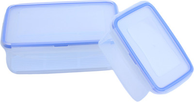 Homeish Lock & Seal Rectangle Container Set of 2 (700ml, 1400ml) - 700 ml, 1400 ml PP (Polypropylene) Grocery Container(Pack of 2, Blue)
Homeish Lock & Seal Rectangle Container Set of 2 (700ml, 1400ml) - 700 ml, 1400 ml PP (Polypropylene) Grocery Container(Pack of 2, Blue)