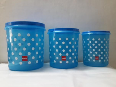 Cello - 5000 ml, 7500 ml, 10000 ml Plastic Grocery Container(Pack of 3, Blue)
Cello - 5000 ml, 7500 ml, 10000 ml Plastic Grocery Container(Pack of 3, Blue)