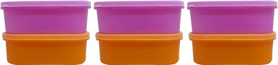Nayasa Gold Dust Airtight - 450 ml PP (Polypropylene) Grocery Container(Pack of 6, Pink, Orange), Orange;pink
Nayasa Gold Dust Airtight - 450 ml PP (Polypropylene) Grocery Container(Pack of 6, Pink, Orange), Orange;pink