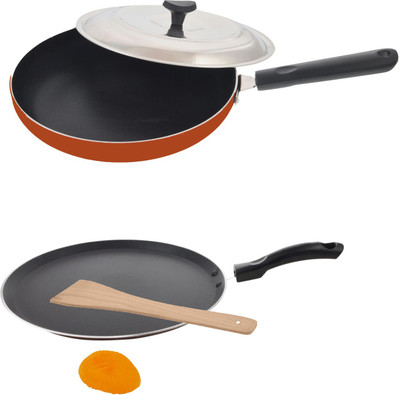 Buyer non stick dosa tawa with fry pan Cookware Set(Aluminium, 1 - Piece), Maroon
Buyer non stick dosa tawa with fry pan Cookware Set(Aluminium, 1 - Piece), Maroon