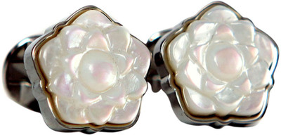 Blacksmithh Shell Cufflink(White)