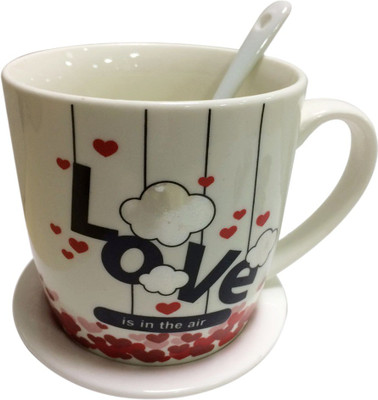 Toygully Bone China(White, Red)