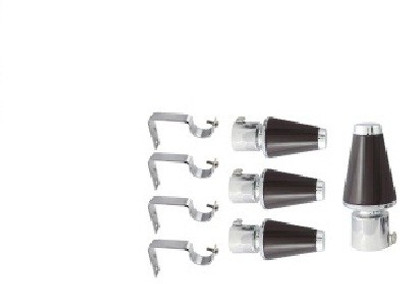 S Decor Brown Rod Rail Bracket