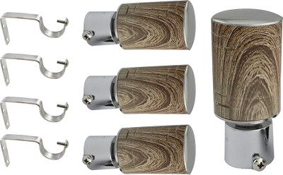 JAKABA Yellow Curtain Knobs(Pack of 8)