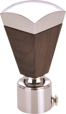 HOMEDECORHD Brown Curtain Knobs(Pack of 2)