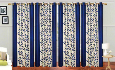 Ville Style 275 cm (9 ft) Polyester Long Door Curtain (Pack Of 4)(Floral, Blue)
Ville Style 275 cm (9 ft) Polyester Long Door Curtain (Pack Of 4)(Floral, Blue)