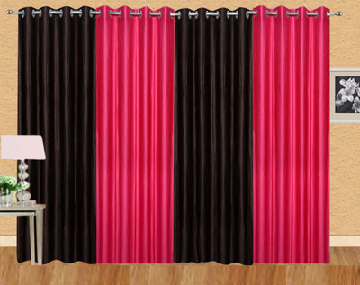 Ville Style 214 cm (7 ft) Polyester Door Curtain (Pack Of 4)(Solid, Brown, Pink)
Ville Style 214 cm (7 ft) Polyester Door Curtain (Pack Of 4)(Solid, Brown, Pink)