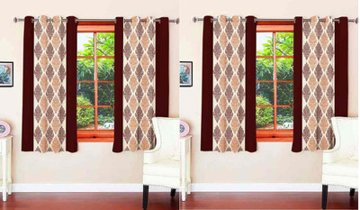 Zesture 150 cm (5 ft) Polyester Window Curtain (Pack Of 4)(Abstract, Multicolor)
Zesture 150 cm (5 ft) Polyester Window Curtain (Pack Of 4)(Abstract, Multicolor)