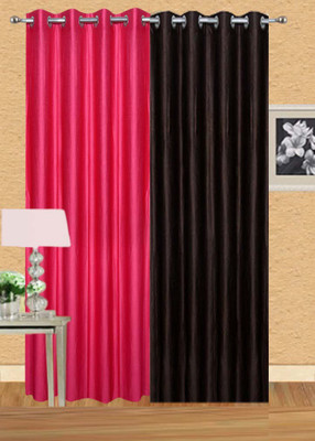 Ville Style 275 cm (9 ft) Polyester Long Door Curtain (Pack Of 2)(Solid, Pink, Brown), Brown;pink
Ville Style 275 cm (9 ft) Polyester Long Door Curtain (Pack Of 2)(Solid, Pink, Brown), Brown;pink