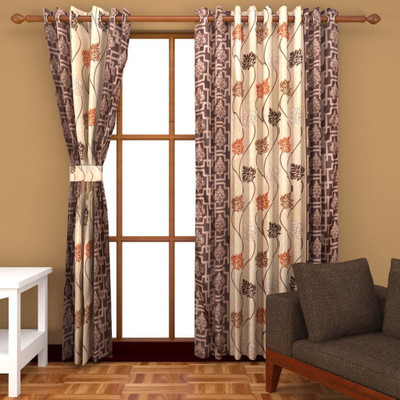 PHome Decor 152 cm (5 ft) Polyester Window Curtain (Pack Of 2)(Floral, Multicolor)
PHome Decor 152 cm (5 ft) Polyester Window Curtain (Pack Of 2)(Floral, Multicolor)