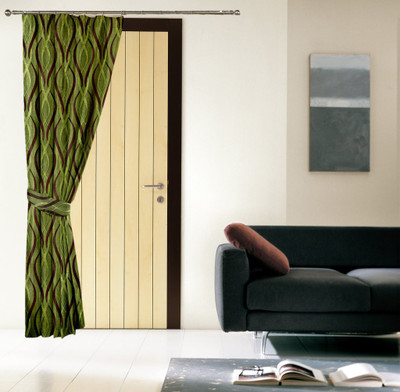 Threadmix 212 cm (7 ft) Polyester Door Curtain Single Curtain(Abstract, Green)
Threadmix 212 cm (7 ft) Polyester Door Curtain Single Curtain(Abstract, Green)