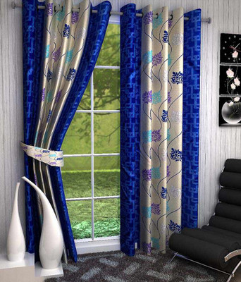 Divine 275 cm (9 ft) Polyester Long Door Curtain (Pack Of 2)(Floral, Blue)
Divine 275 cm (9 ft) Polyester Long Door Curtain (Pack Of 2)(Floral, Blue)