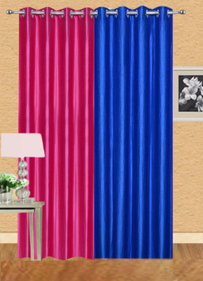 Ville Style 275 cm (9 ft) Polyester Long Door Curtain (Pack Of 2)(Solid, Pink, Blue), Blue;pink
Ville Style 275 cm (9 ft) Polyester Long Door Curtain (Pack Of 2)(Solid, Pink, Blue), Blue;pink
