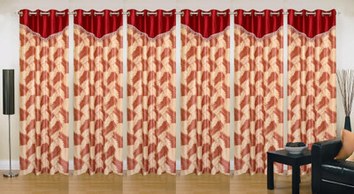 Ville Style 275 cm (9 ft) Polyester Long Door Curtain (Pack Of 6)(Abstract, Maroon)
Ville Style 275 cm (9 ft) Polyester Long Door Curtain (Pack Of 6)(Abstract, Maroon)