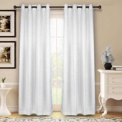 Soumya Furnishings 274 cm (9 ft) Dupion Long Door Curtain Single Curtain(Self Design, White)
Soumya Furnishings 274 cm (9 ft) Dupion Long Door Curtain Single Curtain(Self Design, White)