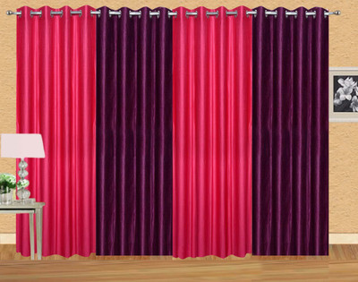 Ville Style 153 cm (5 ft) Polyester Window Curtain (Pack Of 4)(Solid, Pink, Purple)
Ville Style 153 cm (5 ft) Polyester Window Curtain (Pack Of 4)(Solid, Pink, Purple)