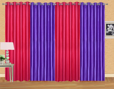 Ville Style 275 cm (9 ft) Polyester Long Door Curtain (Pack Of 4)(Solid, Pink, Blue), Blue;pink
Ville Style 275 cm (9 ft) Polyester Long Door Curtain (Pack Of 4)(Solid, Pink, Blue), Blue;pink
