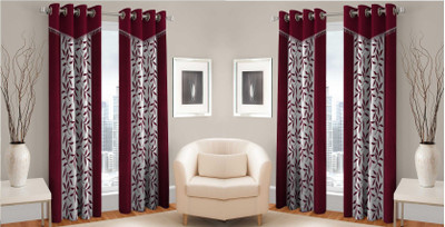 Abhi Decor 274 cm (9 ft) Polyester Long Door Curtain (Pack Of 4)(Printed, Maroon)
Abhi Decor 274 cm (9 ft) Polyester Long Door Curtain (Pack Of 4)(Printed, Maroon)