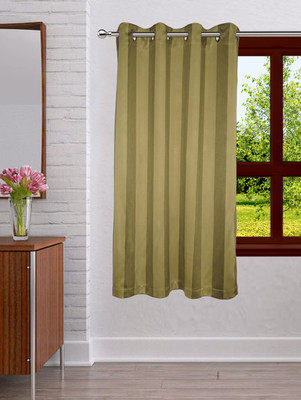 Lushomes 150 cm (5 ft) Polyester Window Curtain Single Curtain(Striped, Green)
Lushomes 150 cm (5 ft) Polyester Window Curtain Single Curtain(Striped, Green)