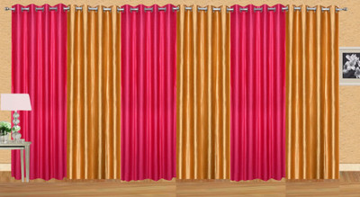Ville Style 275 cm (9 ft) Polyester Long Door Curtain (Pack Of 6)(Solid, Pink, Gold), Gold;pink
Ville Style 275 cm (9 ft) Polyester Long Door Curtain (Pack Of 6)(Solid, Pink, Gold), Gold;pink