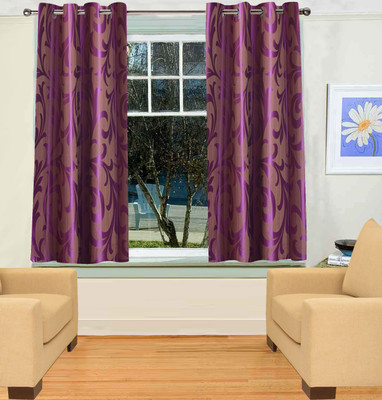 Trendy Home 152.4 cm (5 ft) Polyester Window Curtain (Pack Of 2)(Printed, Purple)
Trendy Home 152.4 cm (5 ft) Polyester Window Curtain (Pack Of 2)(Printed, Purple)