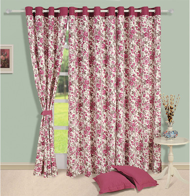 Swayam 228.6 cm (8 ft) Cotton Door Curtain Single Curtain(Floral, Pink, Beige), Beige;pink
Swayam 228.6 cm (8 ft) Cotton Door Curtain Single Curtain(Floral, Pink, Beige), Beige;pink