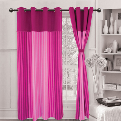 Elan 210 cm (7 ft) Cotton Window & Door Curtain Single Curtain(Abstract, Pink)
Elan 210 cm (7 ft) Cotton Window & Door Curtain Single Curtain(Abstract, Pink)