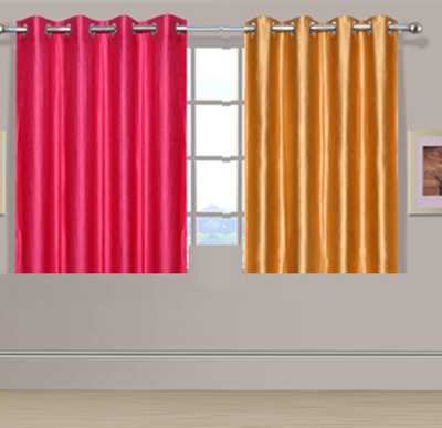 ExpressionsHome 152 cm (5 ft) Polyester Window Curtain (Pack Of 2)(Solid, Pink, Gold), Gold;pink
ExpressionsHome 152 cm (5 ft) Polyester Window Curtain (Pack Of 2)(Solid, Pink, Gold), Gold;pink