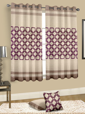 Cortina 150 cm (5 ft) Jacquard Window Curtain Single Curtain(Abstract, Multicolor)
Cortina 150 cm (5 ft) Jacquard Window Curtain Single Curtain(Abstract, Multicolor)