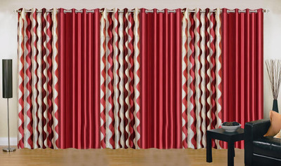 Stella Creations 214 cm (7 ft) Polyester Door Curtain (Pack Of 6)(Printed, Maroon)
Stella Creations 214 cm (7 ft) Polyester Door Curtain (Pack Of 6)(Printed, Maroon)
