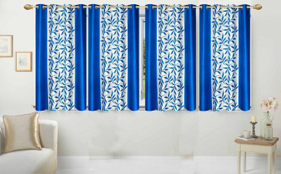 Stella Creations 154 cm (5 ft) Polyester Window Curtain (Pack Of 4)(Printed, Light Blue)
Stella Creations 154 cm (5 ft) Polyester Window Curtain (Pack Of 4)(Printed, Light Blue)