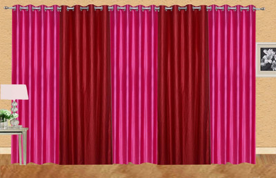 Ville Style 275 cm (9 ft) Polyester Long Door Curtain (Pack Of 5)(Solid, Pink, Red)
Ville Style 275 cm (9 ft) Polyester Long Door Curtain (Pack Of 5)(Solid, Pink, Red)