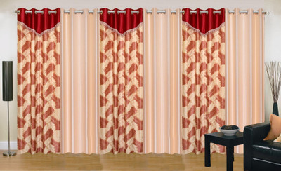 Stella Creations 214 cm (7 ft) Polyester Door Curtain (Pack Of 6)(Printed, Maroon, Beige), Beige;maroon
Stella Creations 214 cm (7 ft) Polyester Door Curtain (Pack Of 6)(Printed, Maroon, Beige), Beige;maroon