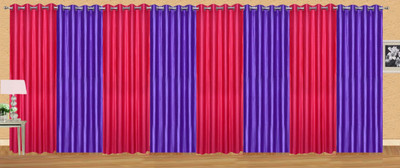 Ville Style 275 cm (9 ft) Polyester Long Door Curtain (Pack Of 8)(Solid, Pink, Blue), Blue;pink
Ville Style 275 cm (9 ft) Polyester Long Door Curtain (Pack Of 8)(Solid, Pink, Blue), Blue;pink