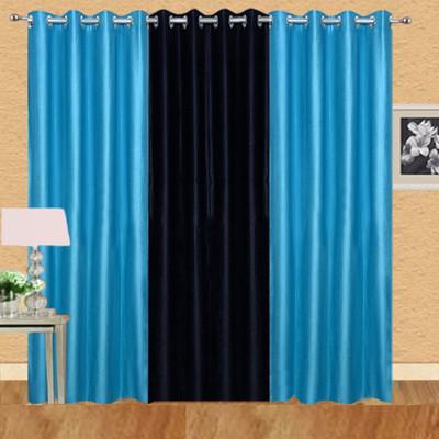 Excel Bazaar 275 cm (9 ft) Polyester Long Door Curtain (Pack Of 3)(Solid, Aqua, Black)
Excel Bazaar 275 cm (9 ft) Polyester Long Door Curtain (Pack Of 3)(Solid, Aqua, Black)