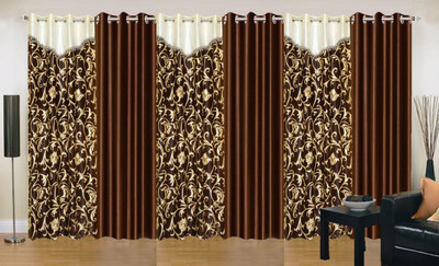 Ville Style 275 cm (9 ft) Polyester Long Door Curtain (Pack Of 6)(Abstract, Brown)
Ville Style 275 cm (9 ft) Polyester Long Door Curtain (Pack Of 6)(Abstract, Brown)