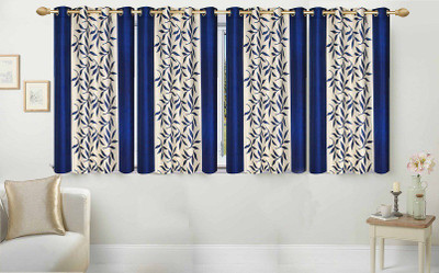 Ville Style 153 cm (5 ft) Polyester Window Curtain (Pack Of 4)(Floral, Blue)
Ville Style 153 cm (5 ft) Polyester Window Curtain (Pack Of 4)(Floral, Blue)