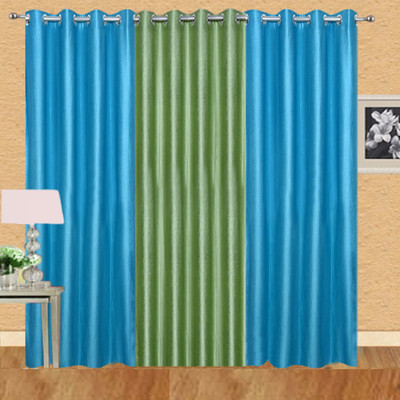 Excel Bazaar 275 cm (9 ft) Polyester Long Door Curtain (Pack Of 3)(Solid, Aqua, Pista)
Excel Bazaar 275 cm (9 ft) Polyester Long Door Curtain (Pack Of 3)(Solid, Aqua, Pista)