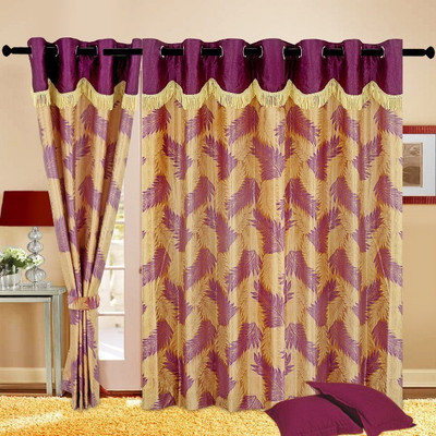 Home Pictures 213 cm (7 ft) Polyester Door Curtain (Pack Of 2)(Abstract, Purple)
Home Pictures 213 cm (7 ft) Polyester Door Curtain (Pack Of 2)(Abstract, Purple)