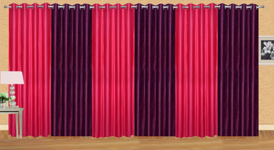 Ville Style 153 cm (5 ft) Polyester Window Curtain (Pack Of 6)(Solid, Pink, Purple)
Ville Style 153 cm (5 ft) Polyester Window Curtain (Pack Of 6)(Solid, Pink, Purple)