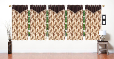 Stella Creations 154 cm (5 ft) Polyester Window Curtain (Pack Of 5)(Printed, Brown)
Stella Creations 154 cm (5 ft) Polyester Window Curtain (Pack Of 5)(Printed, Brown)