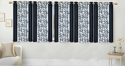Stella Creations 152 cm (5 ft) Polyester Window Curtain (Pack Of 5)(Printed, Black)
Stella Creations 152 cm (5 ft) Polyester Window Curtain (Pack Of 5)(Printed, Black)
