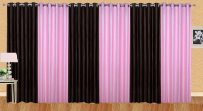 Stella Creations 275 cm (9 ft) Polyester Long Door Curtain (Pack Of 6)(Solid, Brown, Pink)
Stella Creations 275 cm (9 ft) Polyester Long Door Curtain (Pack Of 6)(Solid, Brown, Pink)