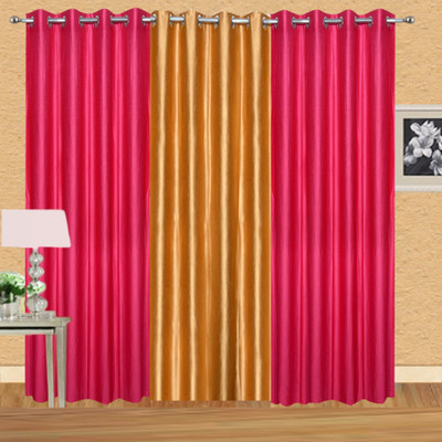 Excel Bazaar 275 cm (9 ft) Polyester Long Door Curtain (Pack Of 3)(Solid, Magneta, Golden)
Excel Bazaar 275 cm (9 ft) Polyester Long Door Curtain (Pack Of 3)(Solid, Magneta, Golden)