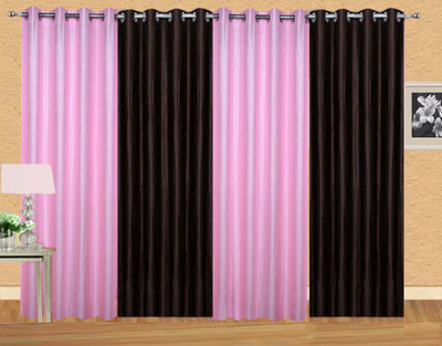 Ville Style 214 cm (7 ft) Polyester Door Curtain (Pack Of 4)(Solid, Pink, Brown), Brown;pink
Ville Style 214 cm (7 ft) Polyester Door Curtain (Pack Of 4)(Solid, Pink, Brown), Brown;pink