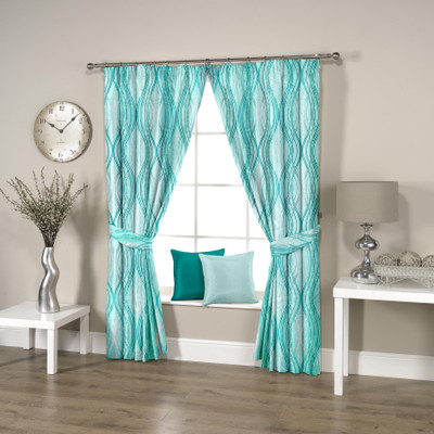 Threadmix 152 cm (5 ft) Polycotton Window Curtain Single Curtain(Abstract, Blue)
Threadmix 152 cm (5 ft) Polycotton Window Curtain Single Curtain(Abstract, Blue)